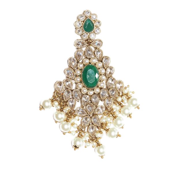 Green Crystal Earrings