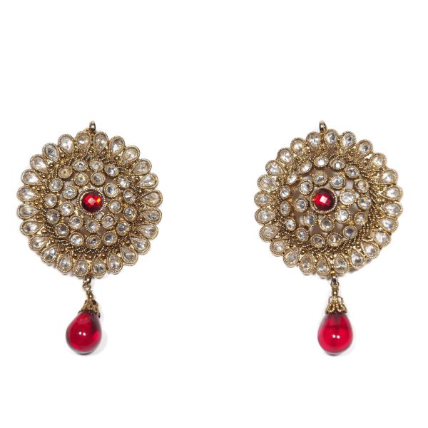 Round Crystal Earrings