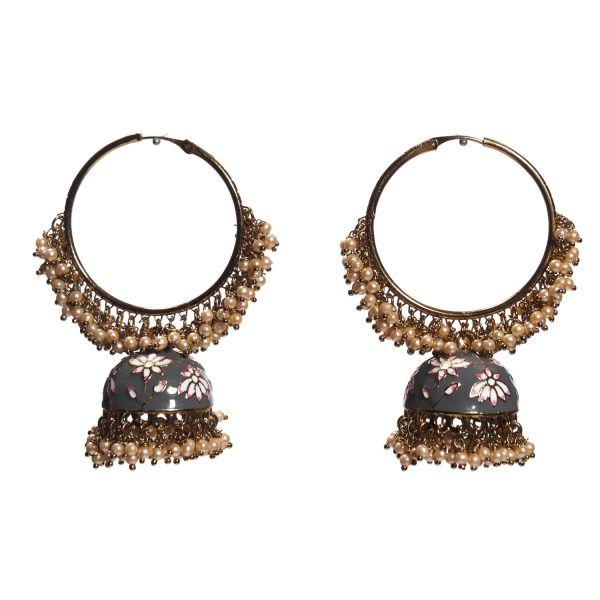 Jhumki Baliya Black