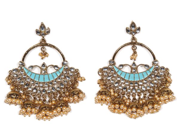 Light Blue Baliya Earrings