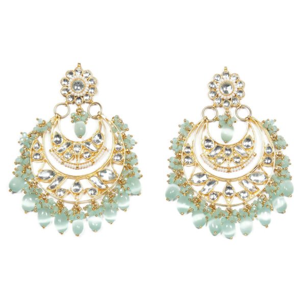 Gold Chand Balis Earrings